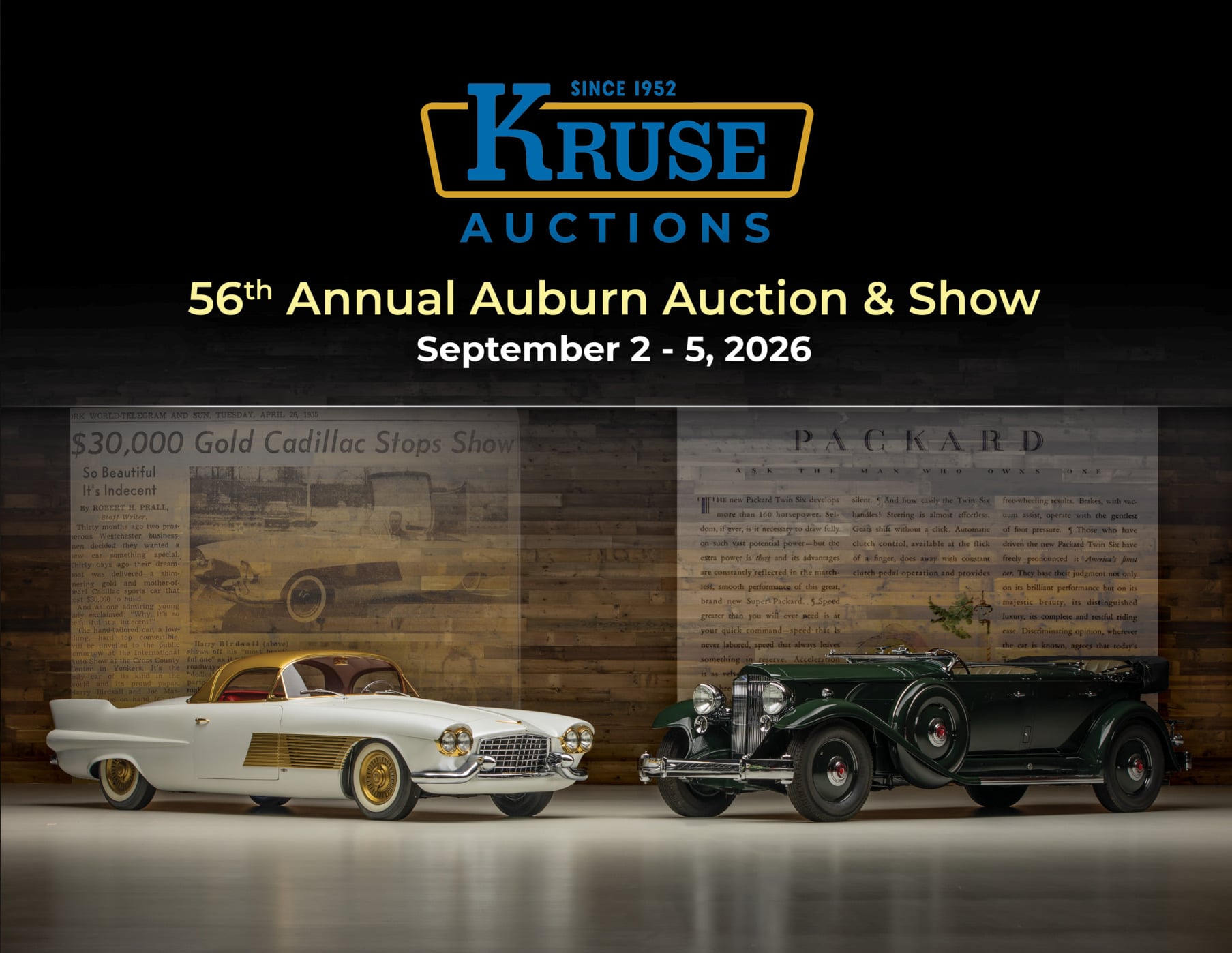 2026 Auburn Auction and Show catalogue covers